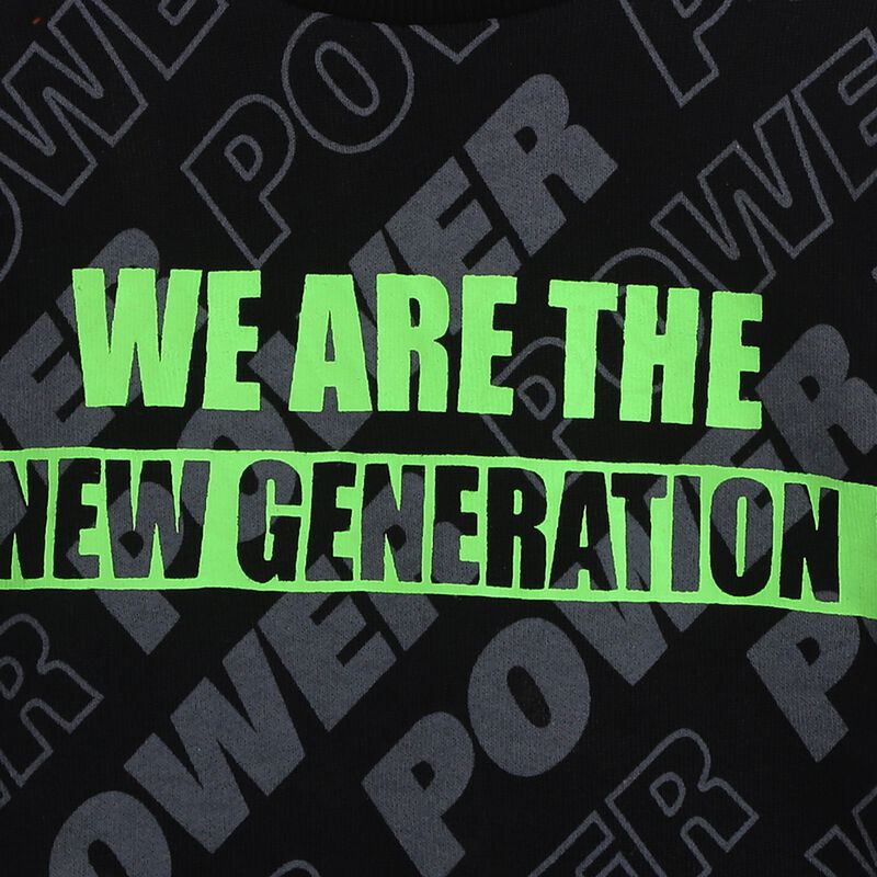 French Terry Sweatshirt With Print image number 2